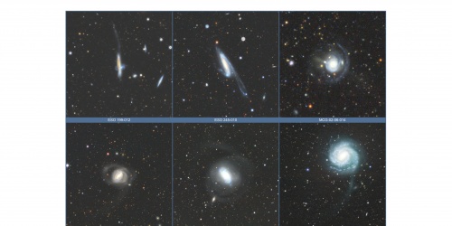 Imagen de corrientes estelares observadas desde observatorios terrestres (Créditos: David Martínez-Delgado/Giuseppe Donatiello).