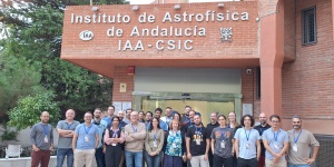 Imagen de grupo de los investigadores participando en el 21th meeting J-PAS. Crédito: IAA