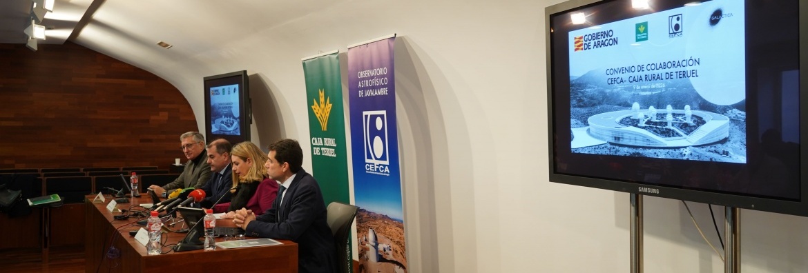 CEFCA and Caja Rural renew their commitment to enable school students from Teruel to discover Galáctica