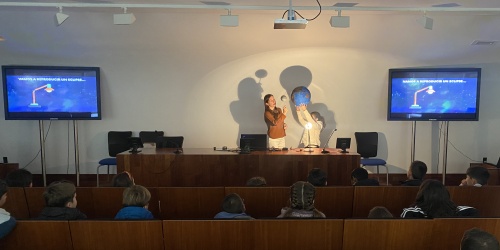 Schoolchildren in Teruel get ahead of the Eclipse